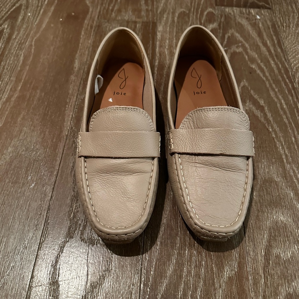 Joie pebbled leather driving loafers